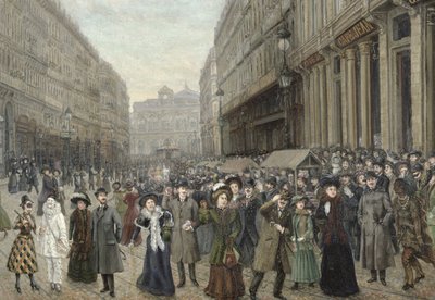 Carnival at Lille (detail) by French School